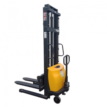 1.5T全新款半電動(dòng)輕型堆高車可自由提升的半電動(dòng)托盤(pán)堆高車